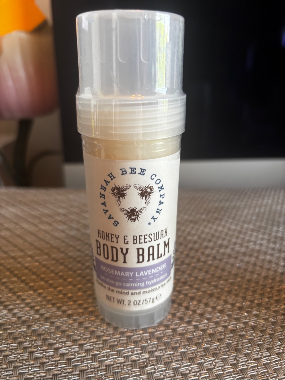 Savannah Bee Company Honey & Beeswax Body Balm — Rosemary Lavender (Cream)